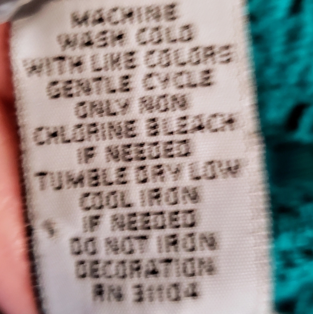 New Directions Weekend Sleeveless Cardigan Open Built In Tank Lace Size … - Picture 15 of 15